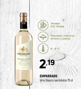 Coviran Emparrado vino blanco semidulce oferta