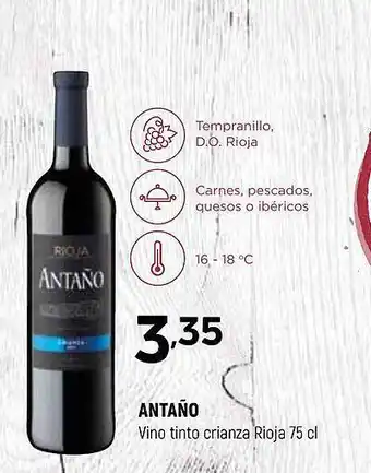 Coviran Antaño vino tinto crianza rioja oferta