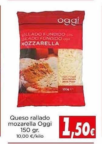 Proxi Queso rallado mozarella oggi oferta