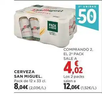 Supercor Exprés Cerveza san miguel oferta