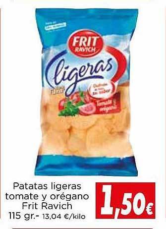 Proxi Patatas ligeras tomate y orégano frit ravich oferta