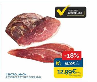 Supermercados La Despensa Centro jamón oferta