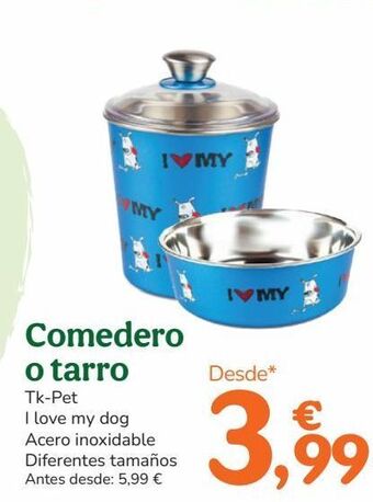 TiendAnimal Comedero para perros oferta