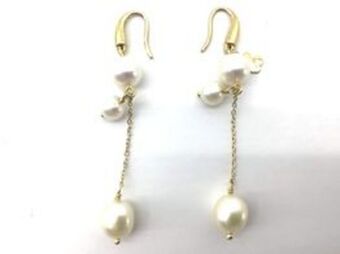 Cash Converters Pendientes oro 18k con perla oferta