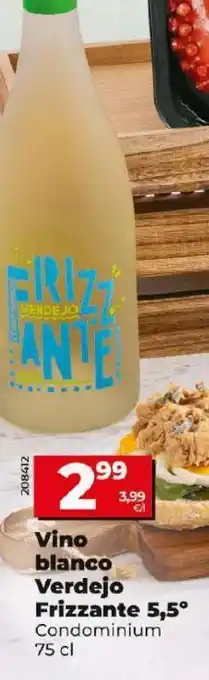 Dia Market Vino blanco verdejo frizzante 5,5° oferta