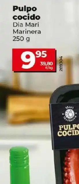 Dia Market Pulpo cocido oferta