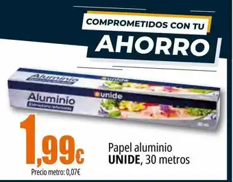 Unide Market Papel de aluminio unide oferta