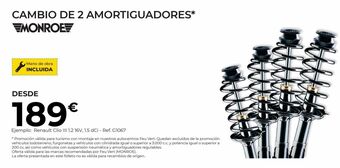 Feu Vert Amortiguadores monroe oferta