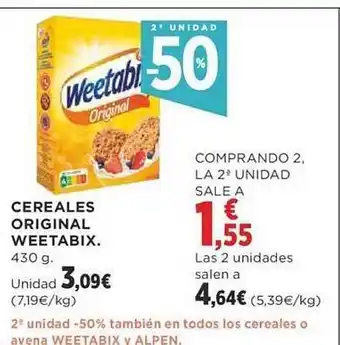 Supercor Cereales original weetabix oferta