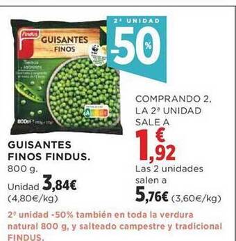 Supercor Guisantes finos findus oferta