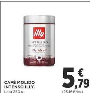 Supercor Café molido intenso illy oferta