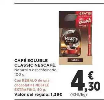 Supercor Café soluble classic nescafé oferta