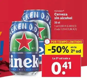 Lidl Cerveza con limón heineken oferta