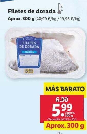Lidl Dorada oferta