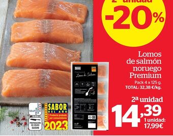 La Sirena Lomos de salmón premium oferta