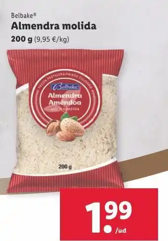 Lidl Almendras belbake oferta
