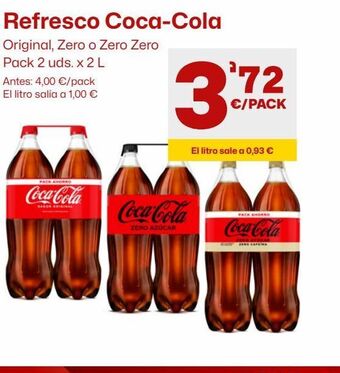 AhorraMas Refresco de cola coca-cola oferta