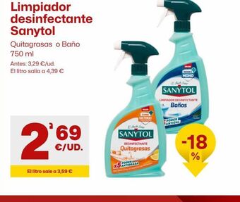 AhorraMas Desinfectante sanytol oferta