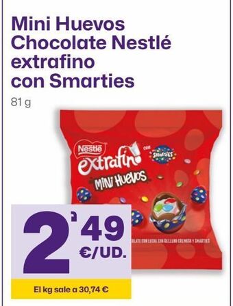 AhorraMas Huevos de pascua nestlé oferta