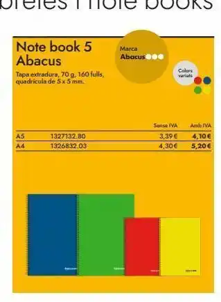 Abacus Tapas abacus oferta