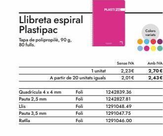 Abacus Tapas oferta