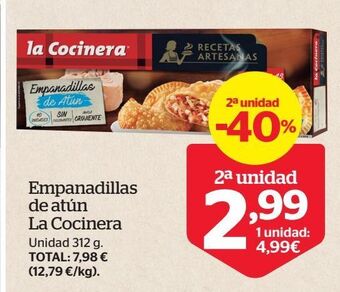 Empanadillas de atún la cocinera