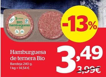 La Sirena Hamburguesas de ternera oferta
