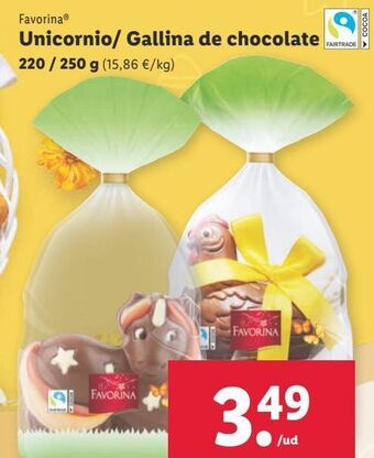 Lidl Chocolate favorina oferta