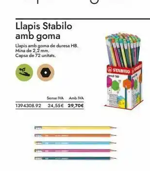 Abacus Goma de borrar stabilo oferta