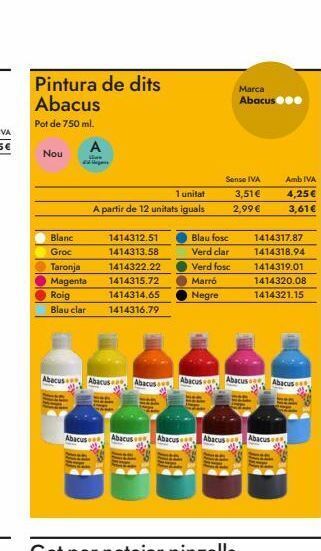 Abacus Pintura oferta