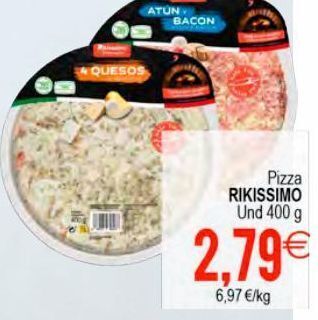 Plenus Supermercados Pizza rikissimo oferta