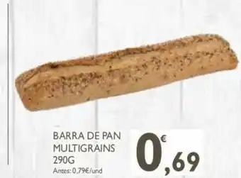 Supermercados La Despensa Barra De Pan Multigrains 290g oferta