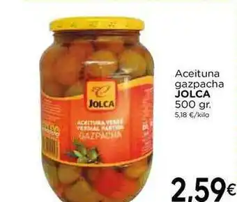Supermercados Piedra Jolca Aceituna Gazpacha 500gr oferta