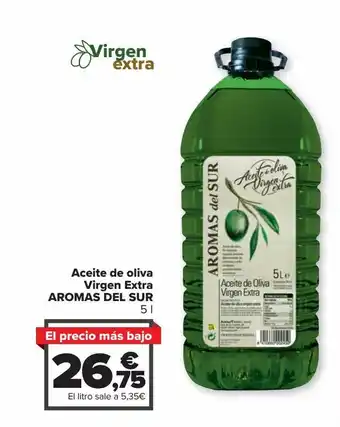 Carrefour Market Aceite de oliva virgen extra aromas del sur oferta