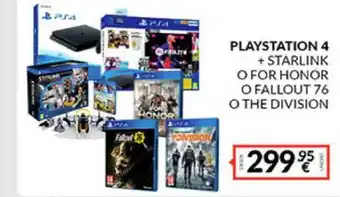Game Playstation 4 +starlink O For Honor O Fallout 76 O The Division oferta