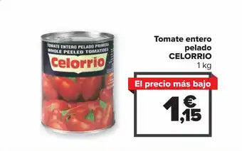 Carrefour Market Tomate entero pelado celorrio oferta