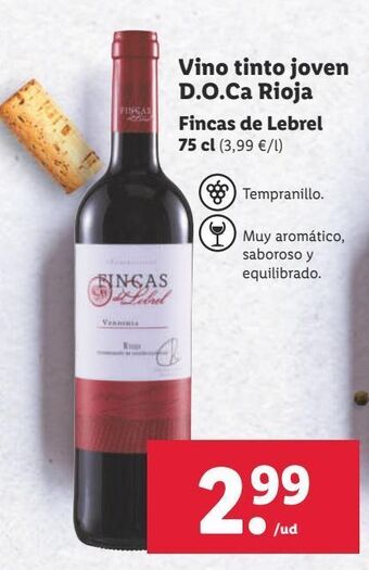 Lidl Vino tinto oferta