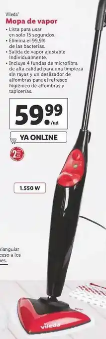 Lidl Vileda Mopa De Vapor oferta