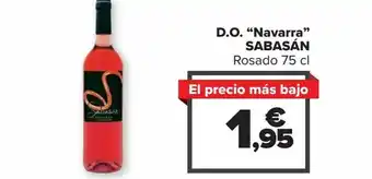 Carrefour Market D.o. ''navarra'' sabasán rosado oferta