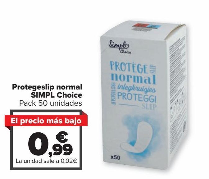 Carrefour Market Protegeslip normal simpl choice oferta