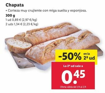 Lidl Chapata oferta