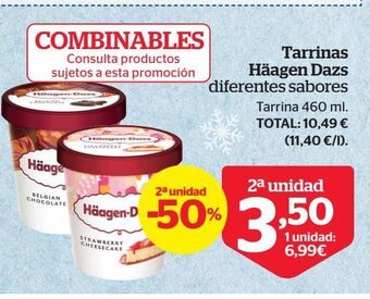 La Sirena Tarrina de helado häagen-dazs oferta