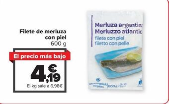 Carrefour Market Filete de merluza con piel oferta