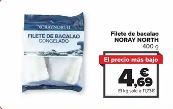 Carrefour Market Filete de bacalao noray north oferta