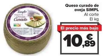 Carrefour Market Queso de oveja curado simpl oferta