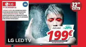 Mi electro Lg Tv 32lm550bplb oferta
