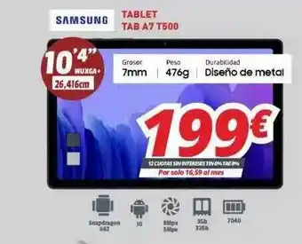 Mi electro Samsung Tablet Tab A7 T500 oferta