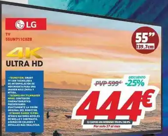 Mi electro Tv 55un711cozb Lg oferta