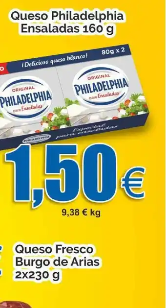 FROIZ Queso Philadelphia Ensaladas 160g oferta