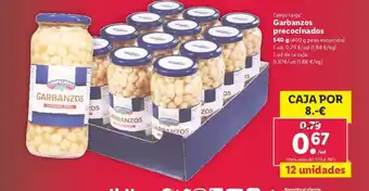 Lidl Garbanzos Precocinados 540g oferta